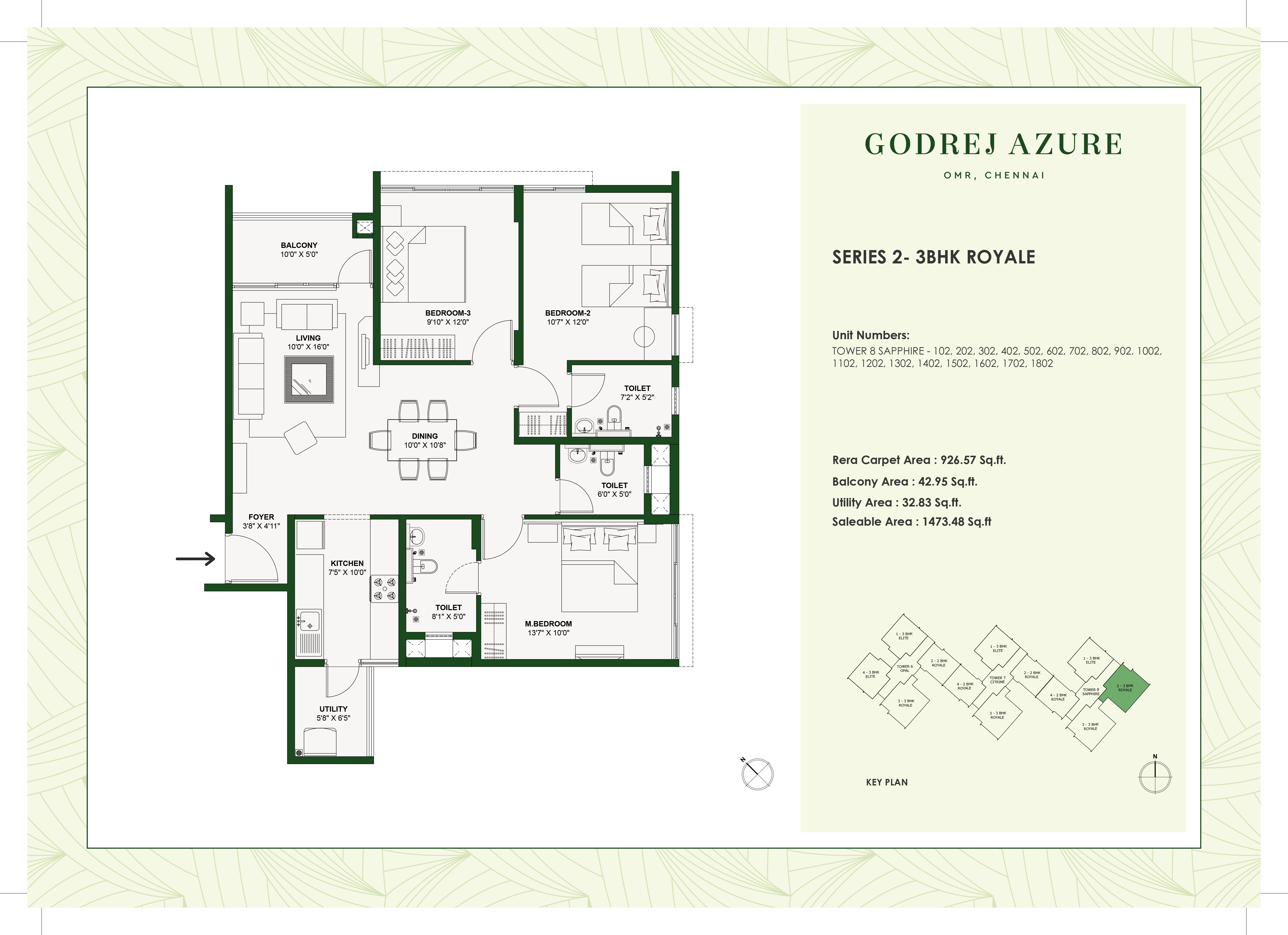 3BHK Duplex Floor Plan